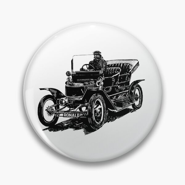 Item preview, Ronald Boys Name Vintage Antique Car designed and sold by Maljonic.