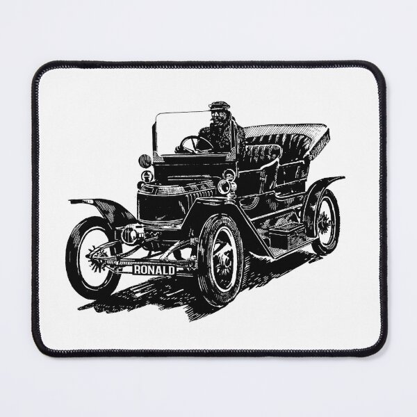 Item preview, Ronald Boys Name Vintage Antique Car designed and sold by Maljonic.