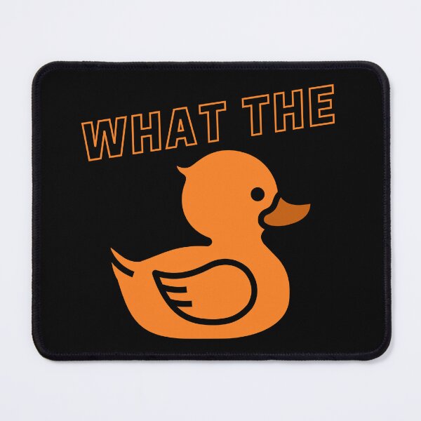 Item preview, What the Duck - Rubber Duckie (Orange) designed and sold by DavidsDucks.
