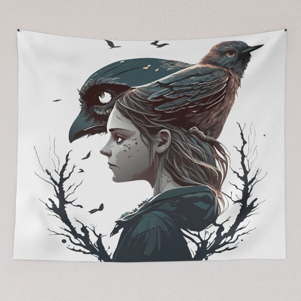 Item preview, Celestial Dance of Falling Leaves - Dark Autumn designed and sold by ArchieDid.