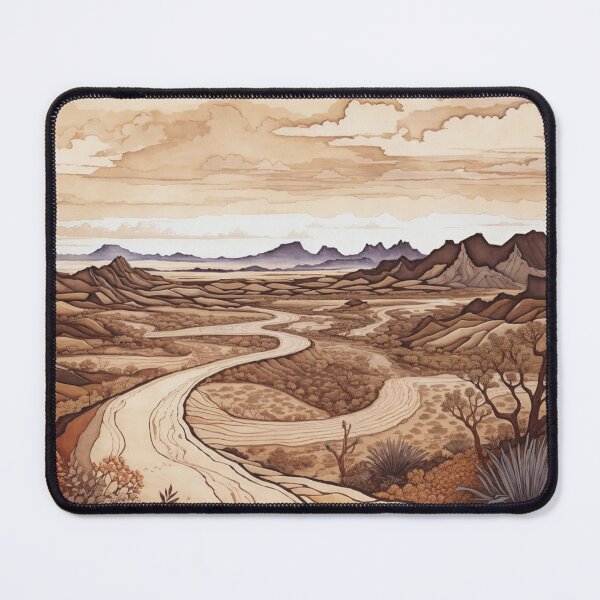 Item preview, Eternal Wandering: A Breathtaking Desert Road designed and sold by Ngea.