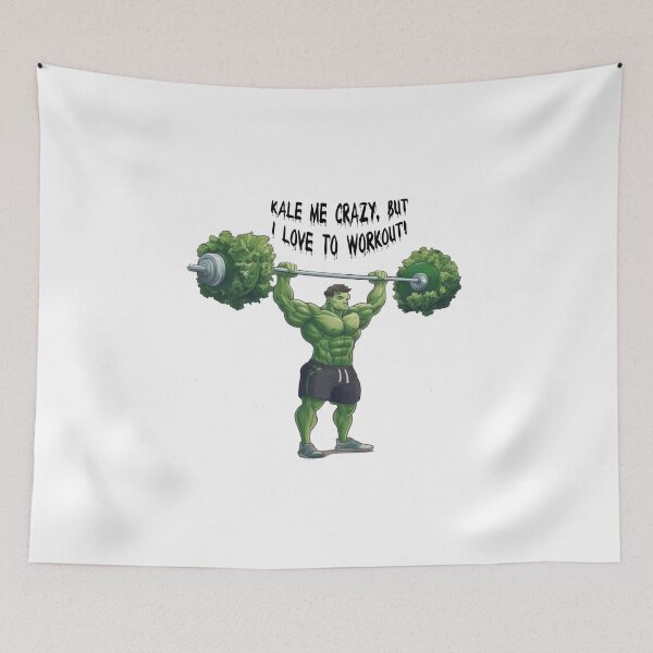 Item preview, Kale me Crazy, but I love to workout! designed and sold by Cacti & Caps.