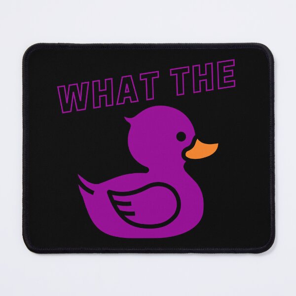 Item preview, What the Duck - Rubber Ducky (Plum) designed and sold by DavidsDucks.