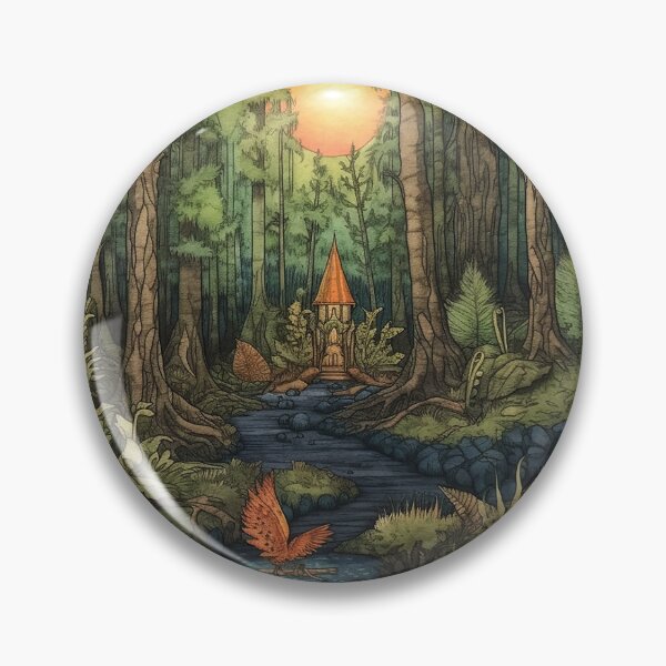 Item preview, The Badge of the Defenders of the Enchanted Forest designed and sold by Zeldastar.