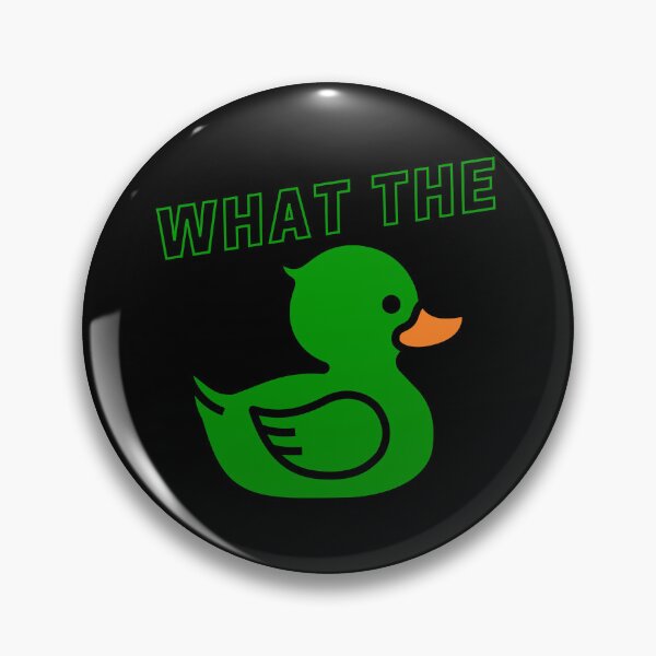 Item preview, What the Duck - Rubber Duckie (Green) designed and sold by DavidsDucks.