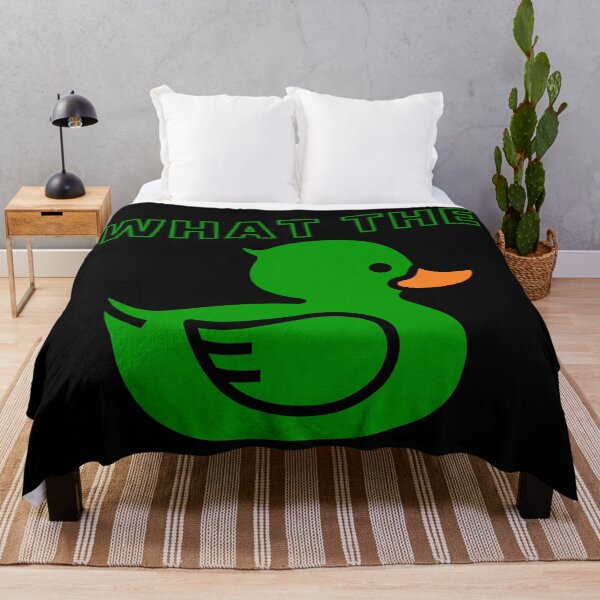 Item preview, What the Duck - Rubber Duckie (Green) designed and sold by DavidsDucks.