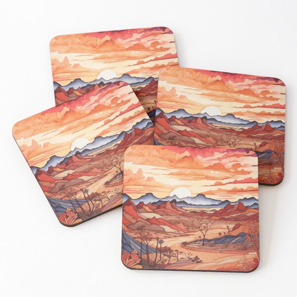 Item preview, Sands of Fire: Capturing the Beauty of a Desert Sunset designed and sold by Ngea.