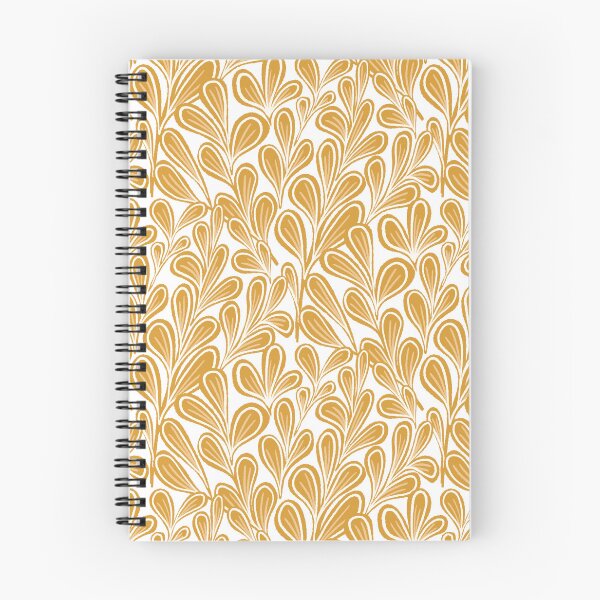 Item preview, Copy of Reaching Leaves - Mustard on White designed and sold by karousel.