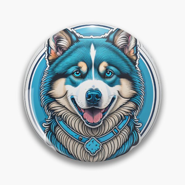 Item preview, Husky Love Blues designed and sold by CarolineDenaro.