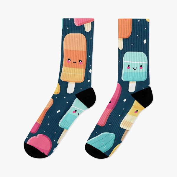 Item preview, Kawaii cute pixel popsicle pattern designed and sold by AeonAcademy.