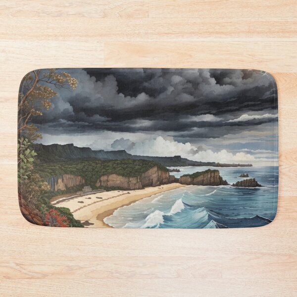 Item preview, Tumultuous Shores: A Wild Beach Landscape designed and sold by Ngea.