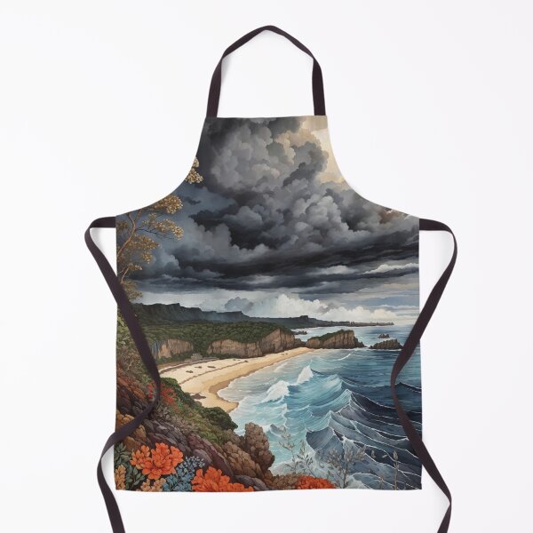 Item preview, Tumultuous Shores: A Wild Beach Landscape designed and sold by Ngea.