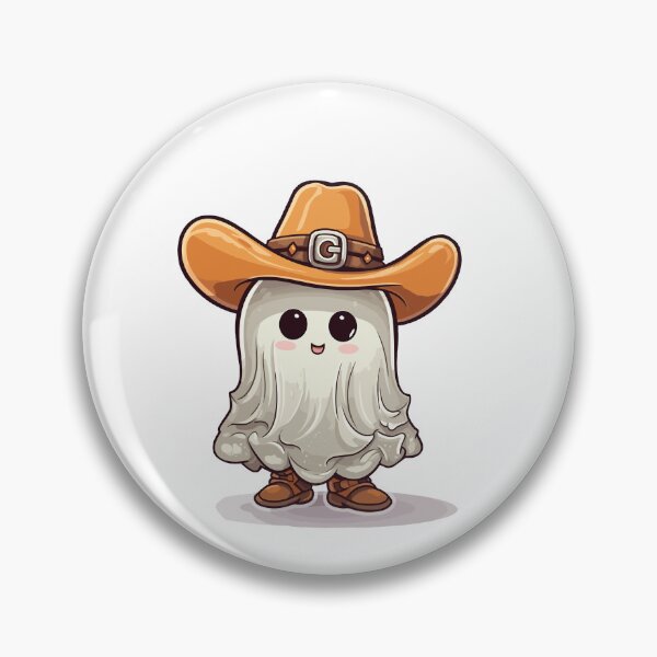 Item preview, Giddyup, Ghost Cowboy! - cartoon cute halloween designed and sold by EmeraldeaArt.