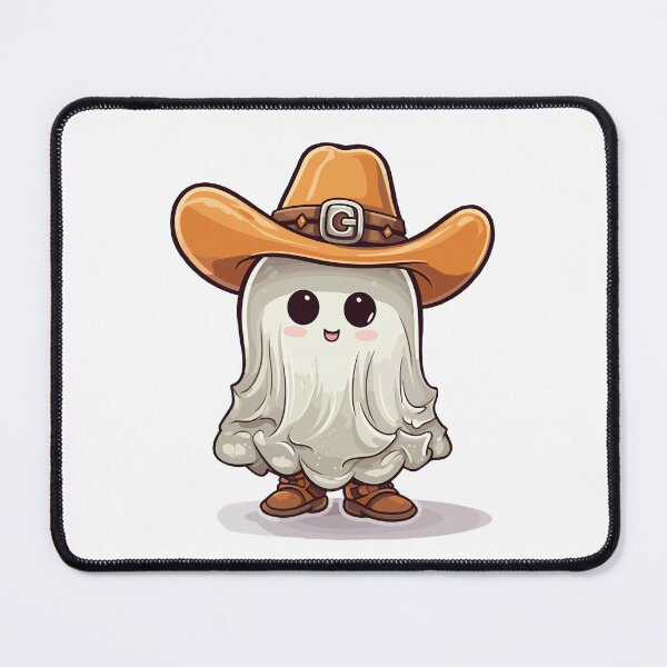 Item preview, Giddyup, Ghost Cowboy! - cartoon cute halloween designed and sold by EmeraldeaArt.