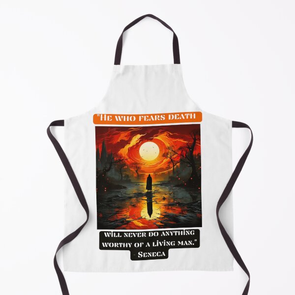 Item preview, "He who fears death will never do anything worthy of a living man." - Seneca designed and sold by STO1KA.