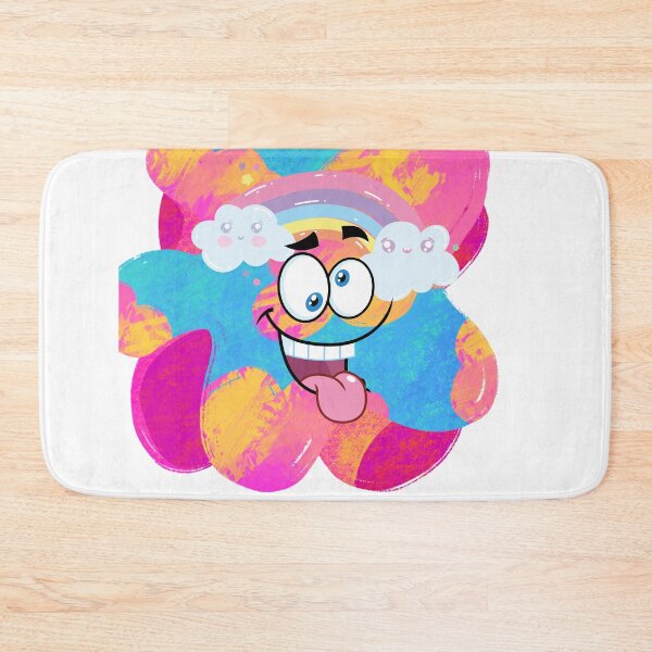 Item preview, crazy rainbow face designed and sold by LiveOutdoor.