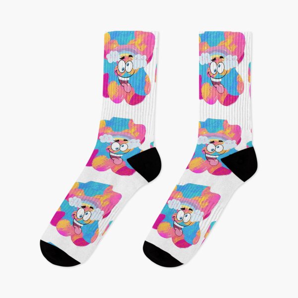 Item preview, crazy rainbow face designed and sold by LiveOutdoor.