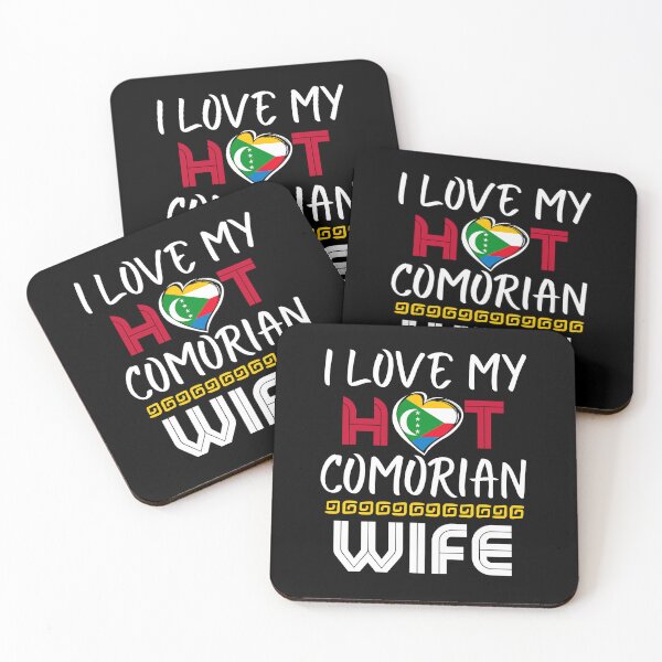 Item preview, I Love My Hot Comorian Wife Husband designed and sold by Furahisha.