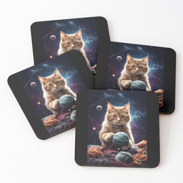Item preview, Cosmic Cat and its Yarn designed and sold by Zeus-Prime.