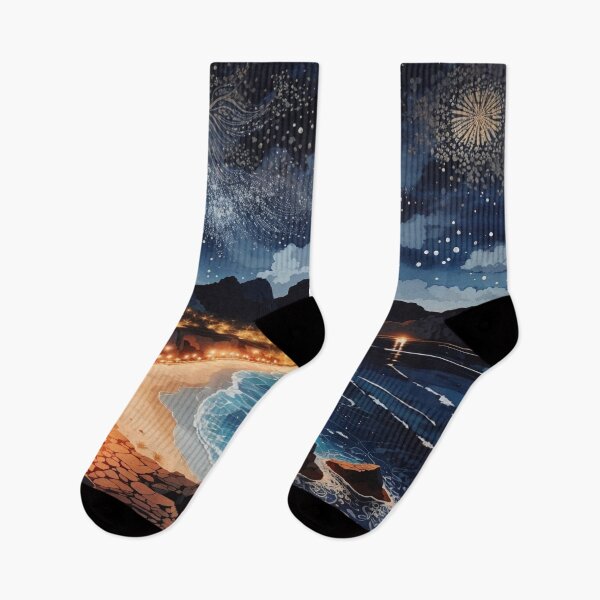 Item preview, Beachside Serenade: Illustrating the Romantic Shoreline and Stars designed and sold by Ngea.