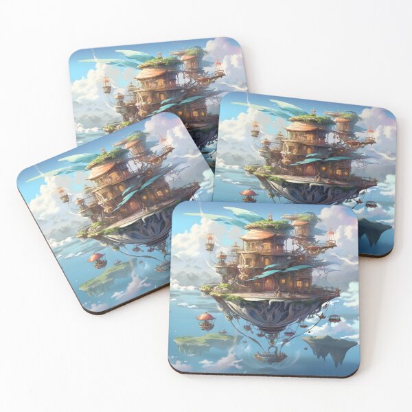 Item preview, Aerial Euphony: Tea Soiree amidst Cloud Kingdom's Height designed and sold by MystiCanvas.