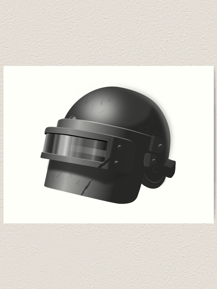 PUBG Lvl 3 Helmet Art Board Print for Sale by -Kaori