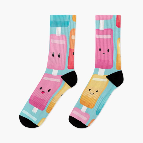 Item preview, Kawaii cute pixel popsicle pattern designed and sold by AeonAcademy.