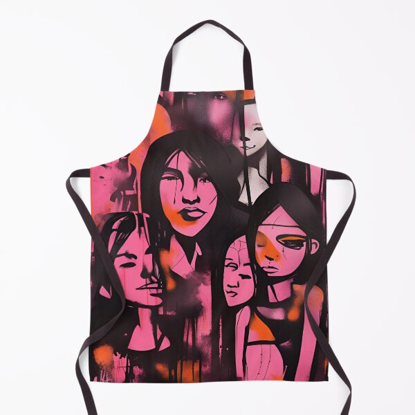 Item preview, Pink, Black and Orange Abstract Graffiti artwork designed and sold by SirenSeventyOne.