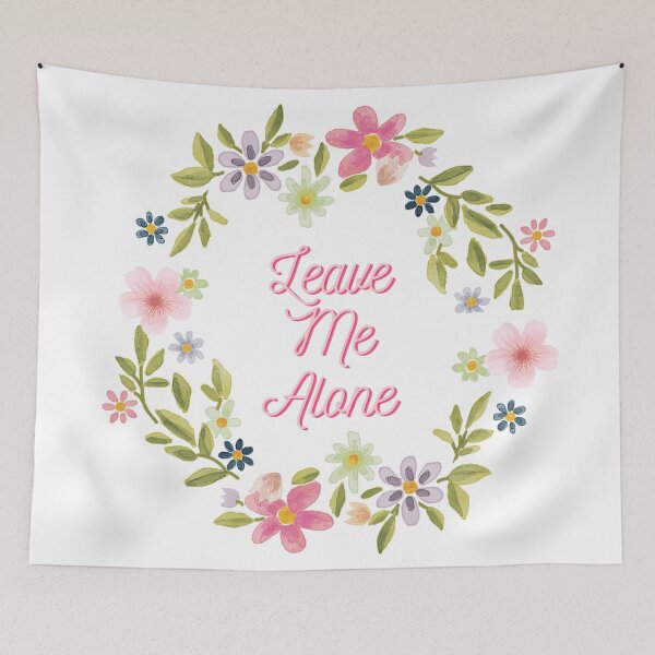 Item preview, Leave Me Alone- Flowers designed and sold by nyccatmom.