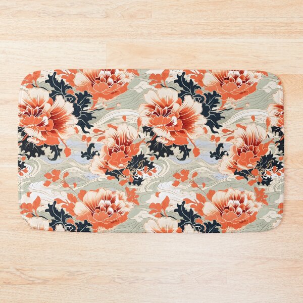Item preview, Timeless Patterns: Tsubaki Tranquility. Premium Seamless Floral Pattern Design designed and sold by HIKARI Creations.
