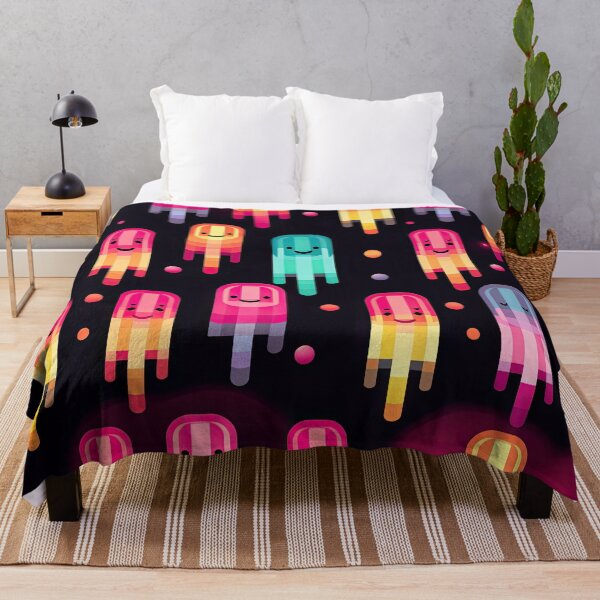 Item preview, Kawaii cute pixel popsicle pattern designed and sold by AeonAcademy.