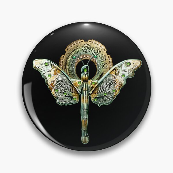 Item preview, Steampunk Moth Isolated Distressed Grunge designed and sold by Retro Art Factory.