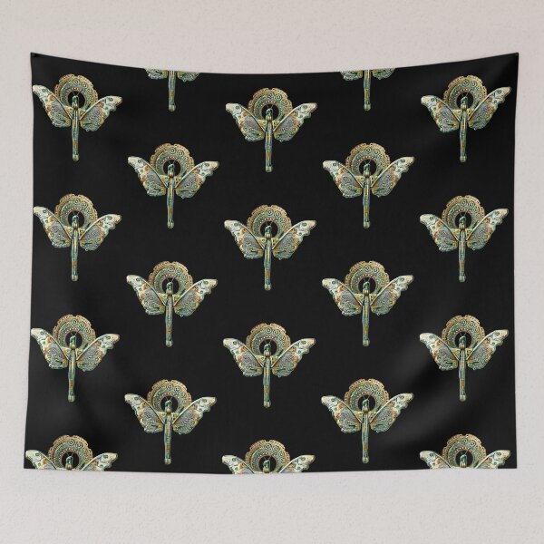 Item preview, Steampunk Moth Isolated Distressed Grunge designed and sold by Retro Art Factory.