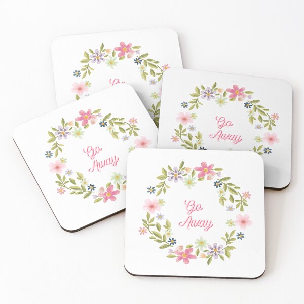 Item preview, Go Away- Flowers designed and sold by nyccatmom.