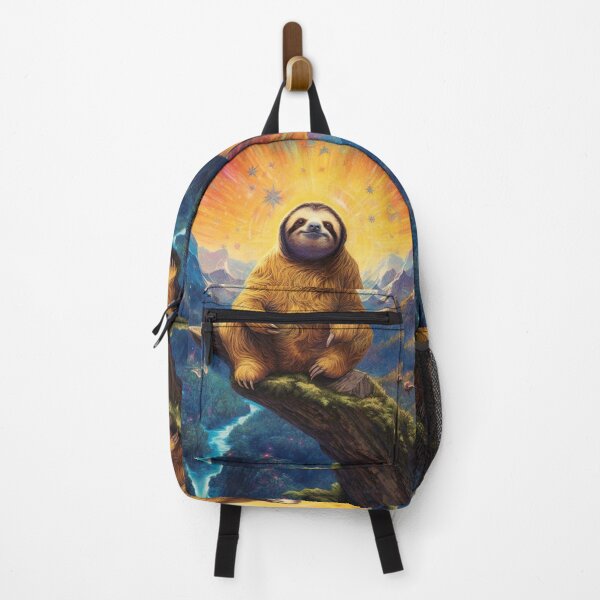 Item preview, Happy Sloth's Morning in the Mountains designed and sold by Viking-Samurai.