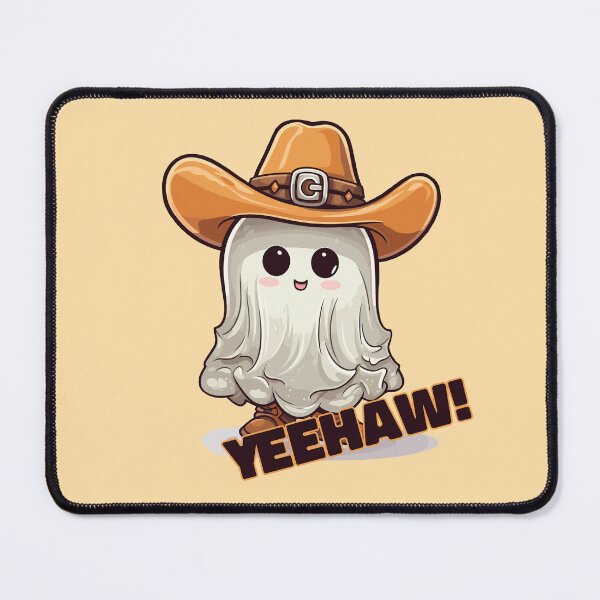 Item preview, Ghost Cowboys Yehaw Ride: Haunts and Howls - cartoon cute halloween designed and sold by EmeraldeaArt.