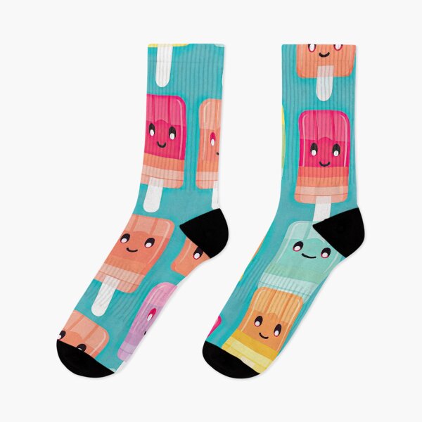 Item preview, Kawaii cute pixel popsicle pattern designed and sold by AeonAcademy.