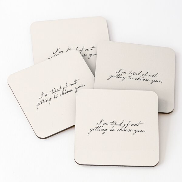 Item preview, Manacled Quote Im Tired of not getting to choose you designed and sold by FandomPlanet.