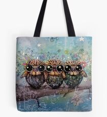 three little night owls Tote Bag