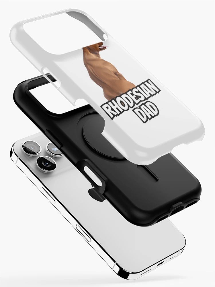 Thumbnail 2 of 4, iPhone Case, Rhodesian Dad - Animated 3d Rhodesian Ridgeback designed and sold by ChickNickStudio.