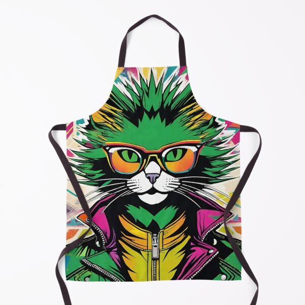 Item preview, Green cat with glasses designed and sold by SpaceSoldier999.