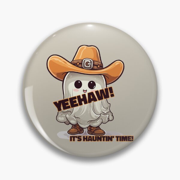 Item preview, Ghost Cowboys Yehaw Haunts - cartoon cute halloween designed and sold by EmeraldeaArt.