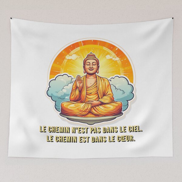 Artikelvorschau, Der Weg ist nicht im Himmel. Der Weg liegt im Herzen. -Buddha Siddhartha Gautama entworfen und verkauft von JonathanP514.