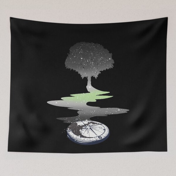 Item preview, Agender Tree LGBT Pride Flag designed and sold by Clara Hollins.