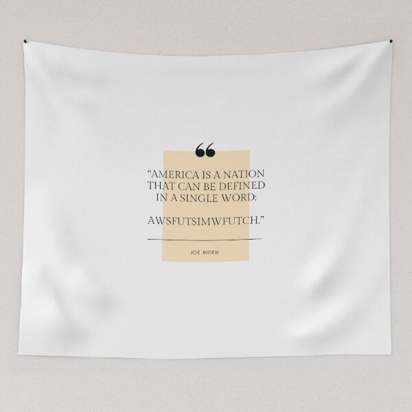 Item preview, Joe Biden Quote designed and sold by Swimerch.