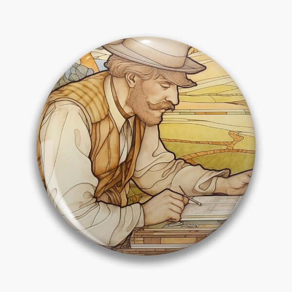 Item preview, Geologist drawing designed and sold by ComicsFactory.