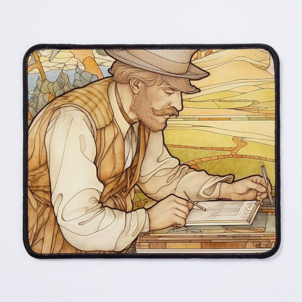 Item preview, Geologist drawing designed and sold by ComicsFactory.