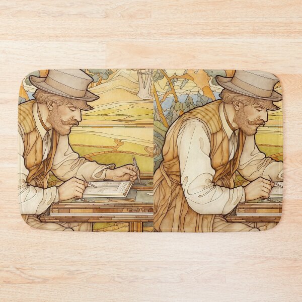 Item preview, Geologist drawing designed and sold by ComicsFactory.