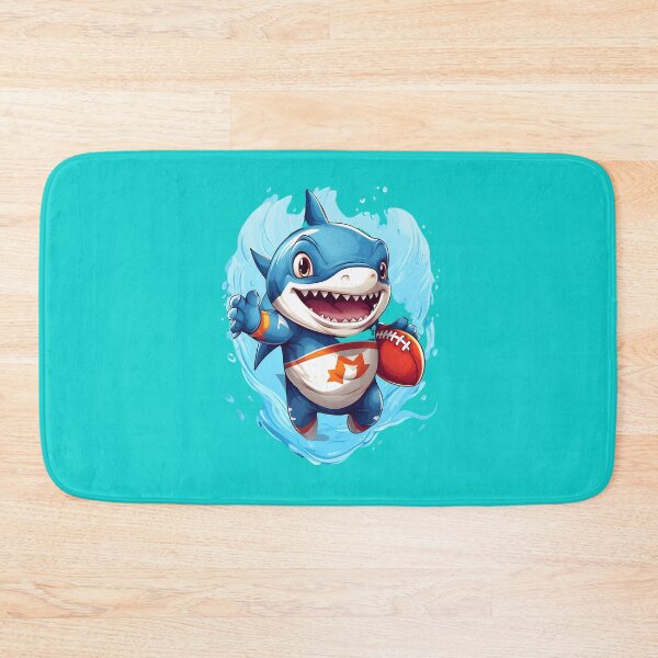 Item preview, Shark playing football  designed and sold by AmalAhern.