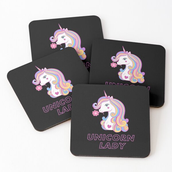 Item preview, Unicorn Lady - Magical Rainbow Unicorn designed and sold by DavidsDucks.